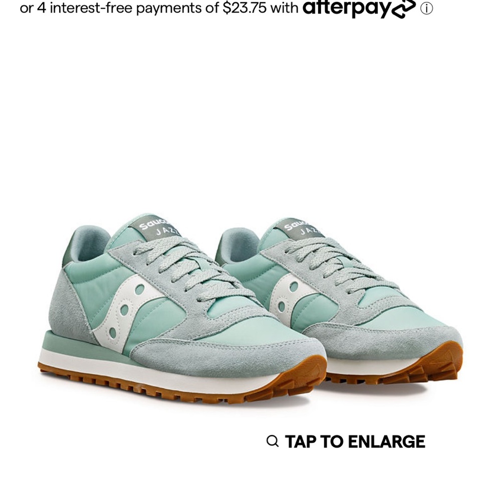 Saucony jazz mint white size 6.5 women’s